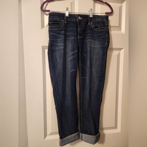 White House Black Market The Slim Crop jean size 2